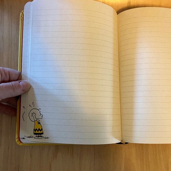 Peanuts Charlie Brown ZigZag Hardbound Journal - by Hallmark - Picture 5 of 11